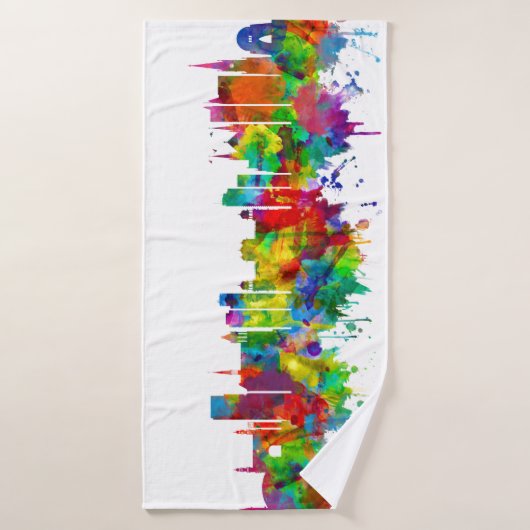 Karachi Skyline Pakistan Badhanddoek (Badhanddoek)