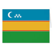 Karakalpakstan-vlag (Voorkant Horizontaal)