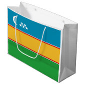 Karakalpakstan-vlag Groot Cadeauzakje (Voorkant Gekanteld)