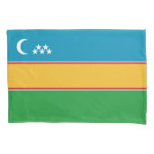 Karakalpakstan-vlag Kussensloop (Voorkant)