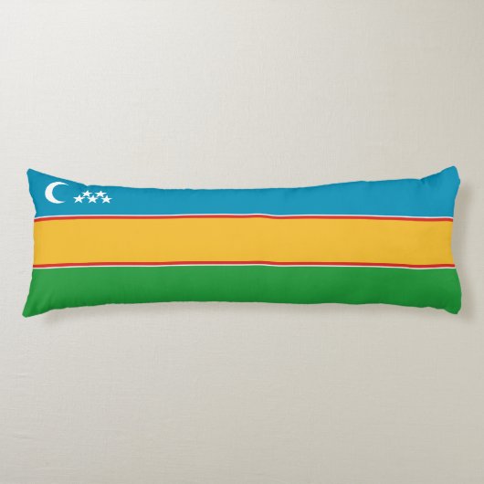 Karakalpakstan-vlag Lichaamskussen (Voorkant)