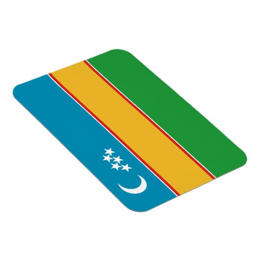 Karakalpakstan-vlag Magneet (Rechterzijde)