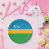 Karakalpakstan-vlag Papieren Bordje (Feest)