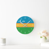 Karakalpakstan-vlag Ronde Klok (Huis)