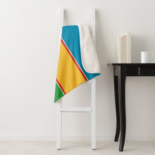 Karakalpakstan-vlag Sherpa Deken (In situ)