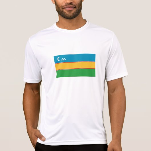 Karakalpakstan-vlag T-shirt (Voorkant)