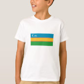 Karakalpakstan-vlag T-shirt (Voorkant)