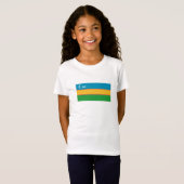 Karakalpakstan-vlag T-shirt (Voorkant volledig)
