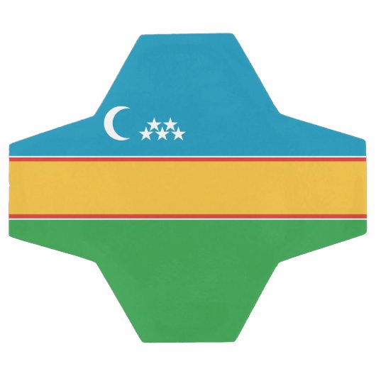 Karakalpakstan-vlag Voetbal (Enkel)