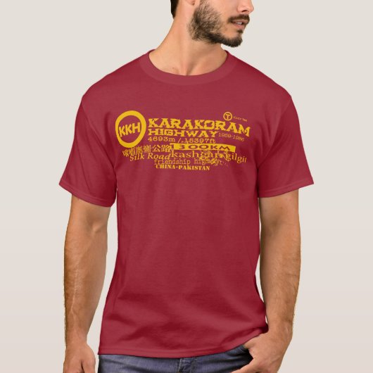 Karakoram Highway T-shirt (Voorkant)