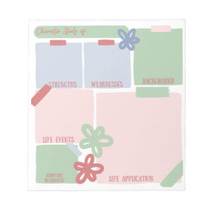 Karakter Bijbelstudie Notitieblok