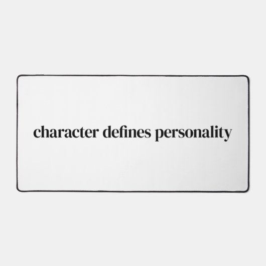 Karakter Desk Mat (Voorkant)