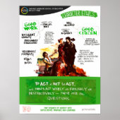 Karakter en ethiek - Poster PZ50 (Voorkant)