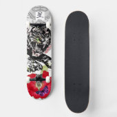 KARAKTER EN KNOP VAN SKATEBOARD (Voorkant)
