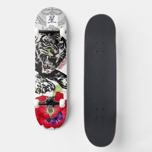 KARAKTER EN KNOP VAN SKATEBOARD (Voorkant)
