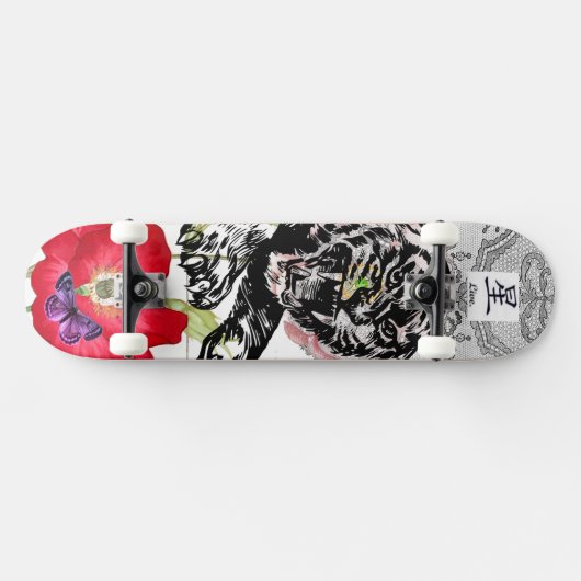 KARAKTER EN KNOP VAN SKATEBOARD (Horizontaal)
