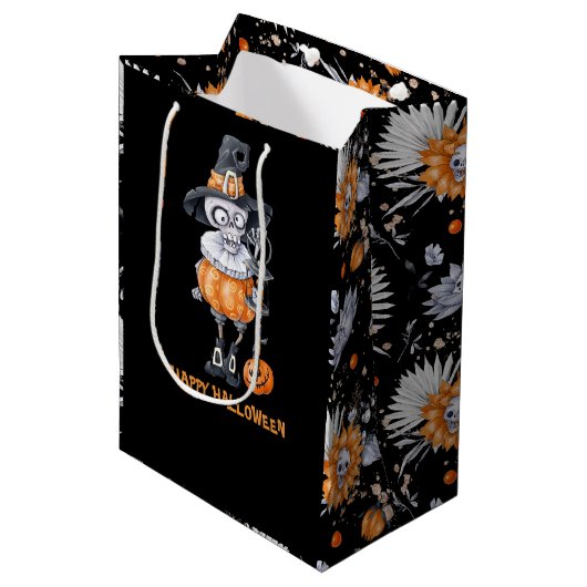 Karakter en patroon van het Hoorspen Medium Cadeauzakje (Voorkant Gekanteld)