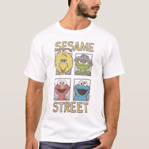 Karakter Grappige 2 van StreetVintage van de sesam T-shirt