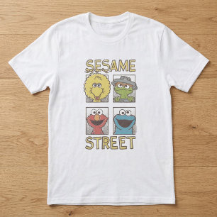 Karakter Grappige 2 van StreetVintage van de sesam T-shirt