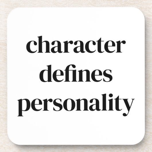 Karakter hard Onderzetter (Voorkant)