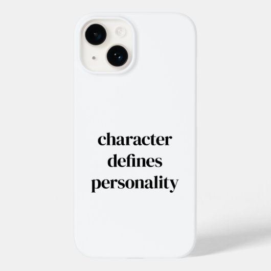 Karakter iPhone Hoesje (Achterkant)