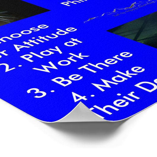 Karakter is een bestemming... poster (Hoek)