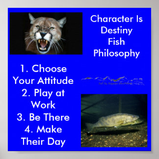 Karakter is een bestemming... poster