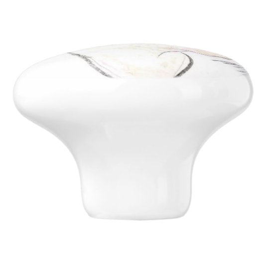 Karakter ... keramische knop (Zijkant)