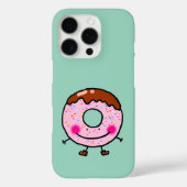 Karakter Kunst Lachende Strooidonut Case-Mate iPhone Case (Achterkant)