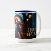 Karakter kunst Mok voor Een met de Wolf (Voorkant rechts)