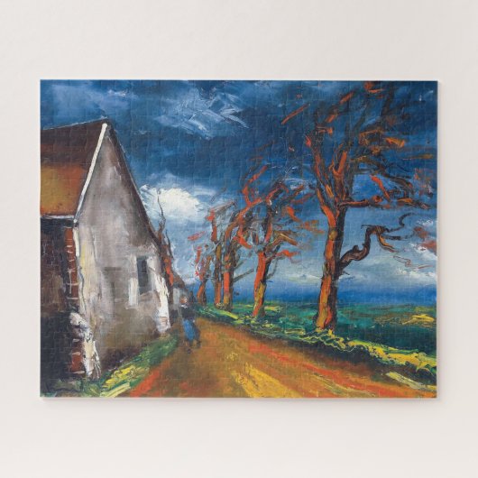 Karakter op een dorp | Maurice de Vlaminck | Legpuzzel (Horizontaal)
