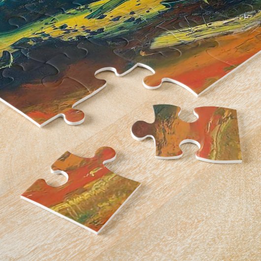 Karakter op een dorp | Maurice de Vlaminck | Legpuzzel (Zijkant)