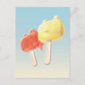 Karakter Popsicles Aankondigingskaart (Voorkant)