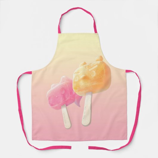 Karakter Popsicles Schort (Voorkant)