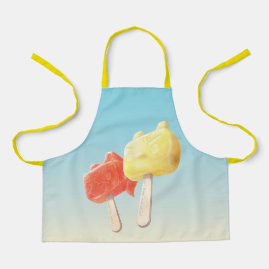 Karakter Popsicles Schort (Voorkant)