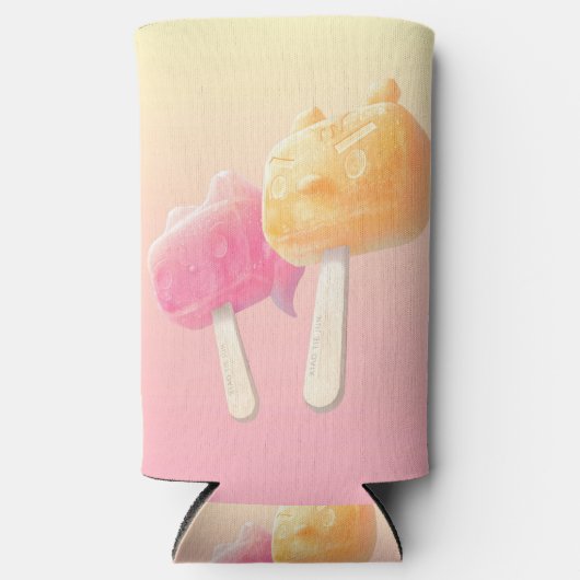 Karakter Popsicles Seltzer Blikjeskoeler (Voorkant)