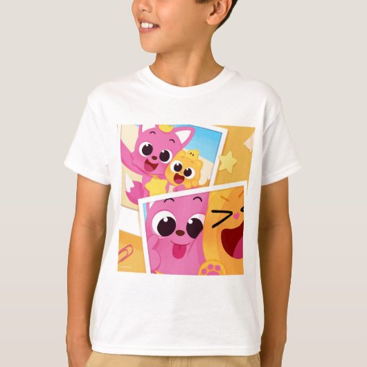 Karakter T-shirt, Schattige Design Boys of Girls S T-shirt (Voorkant)