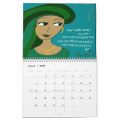 KARAKTER VAN DE AANMOEDIGINGSCALENDAR 2018 KALENDER (Mar 2027)