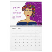 KARAKTER VAN DE AANMOEDIGINGSCALENDAR 2018 KALENDER (Jan 2027)