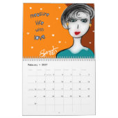 KARAKTER VAN DE AANMOEDIGINGSCALENDAR 2018 KALENDER (Feb 2027)