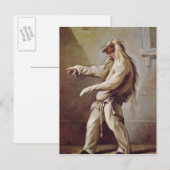 Karakter van de Commedia dell'Arte Briefkaart (Voorkant / Achterkant)