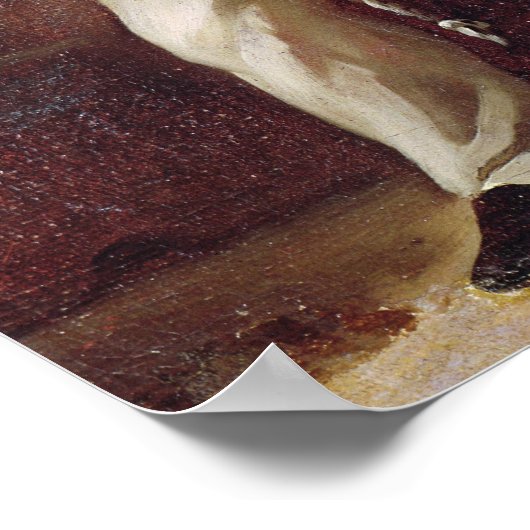 Karakter van de Commedia dell'Arte Poster (Hoek)