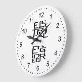 karakter van elektrotechnicus grote klok (Hoek)