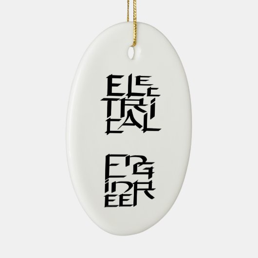 karakter van elektrotechnicus keramisch ornament (Rechts)