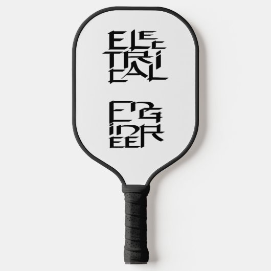 karakter van elektrotechnicus pickleball paddle (Voorkant)