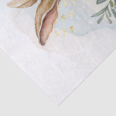 Karakter van het Floral Countryside Rabbit Tissuepapier (Detail)