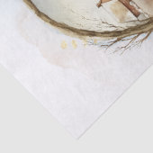 Karakter van het Floral Countryside Rabbit Tissuepapier (Detail)