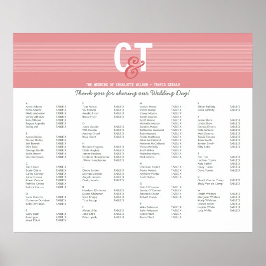 KARAKTER VAN HET PLAN VAN DE TABEL : model 1 Poster (Voorkant)