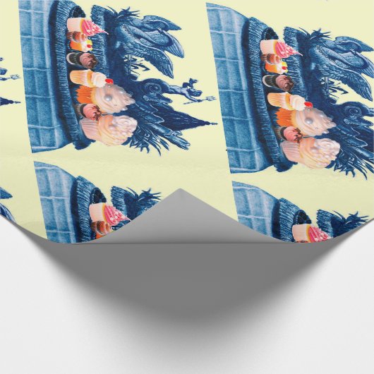 KARAKTER VAN ZWANEN EN BLAUWE BLAUWE BLAUW BEDING CADEAUPAPIER (Hoek)