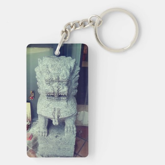 Karakter voor winkel sleutelhanger (achterkant)